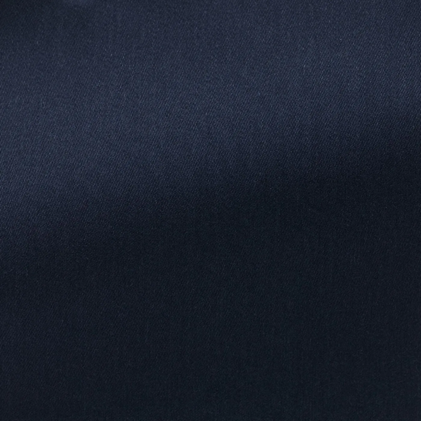 Albini Dark Navy Blue Stretch Satin 365 Easy Care Cotton