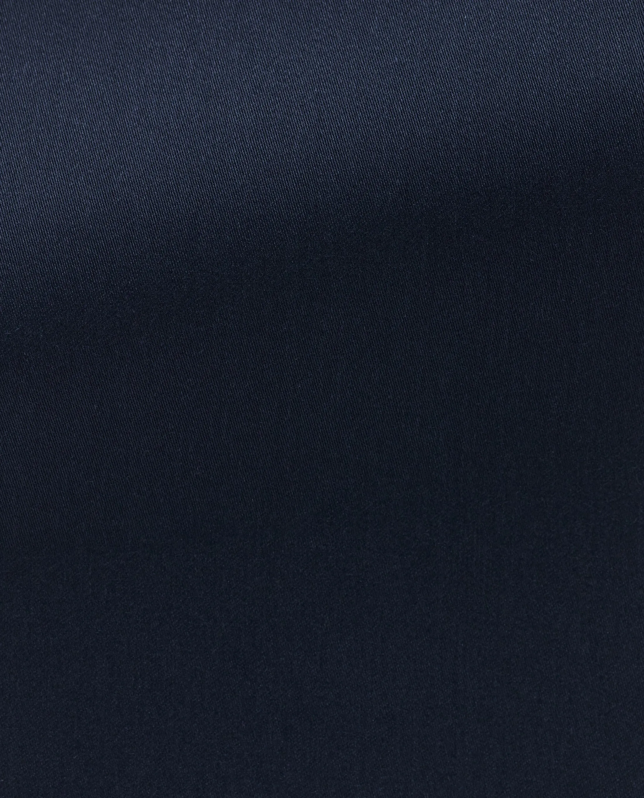 Albini Dark Navy Blue Stretch Satin 365 Easy Care Cotton