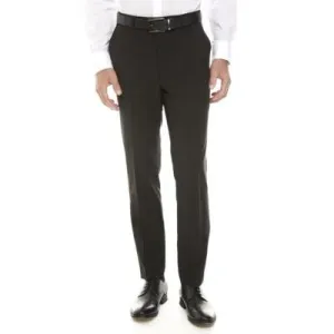 Calvin Klein Mens Skinny fit Dress Pants 30 / 29 Black Solid