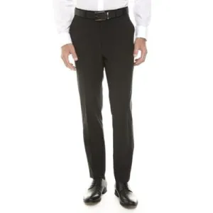 Calvin Klein Mens Skinny fit Dress Pants 31 / 30 Black Solid