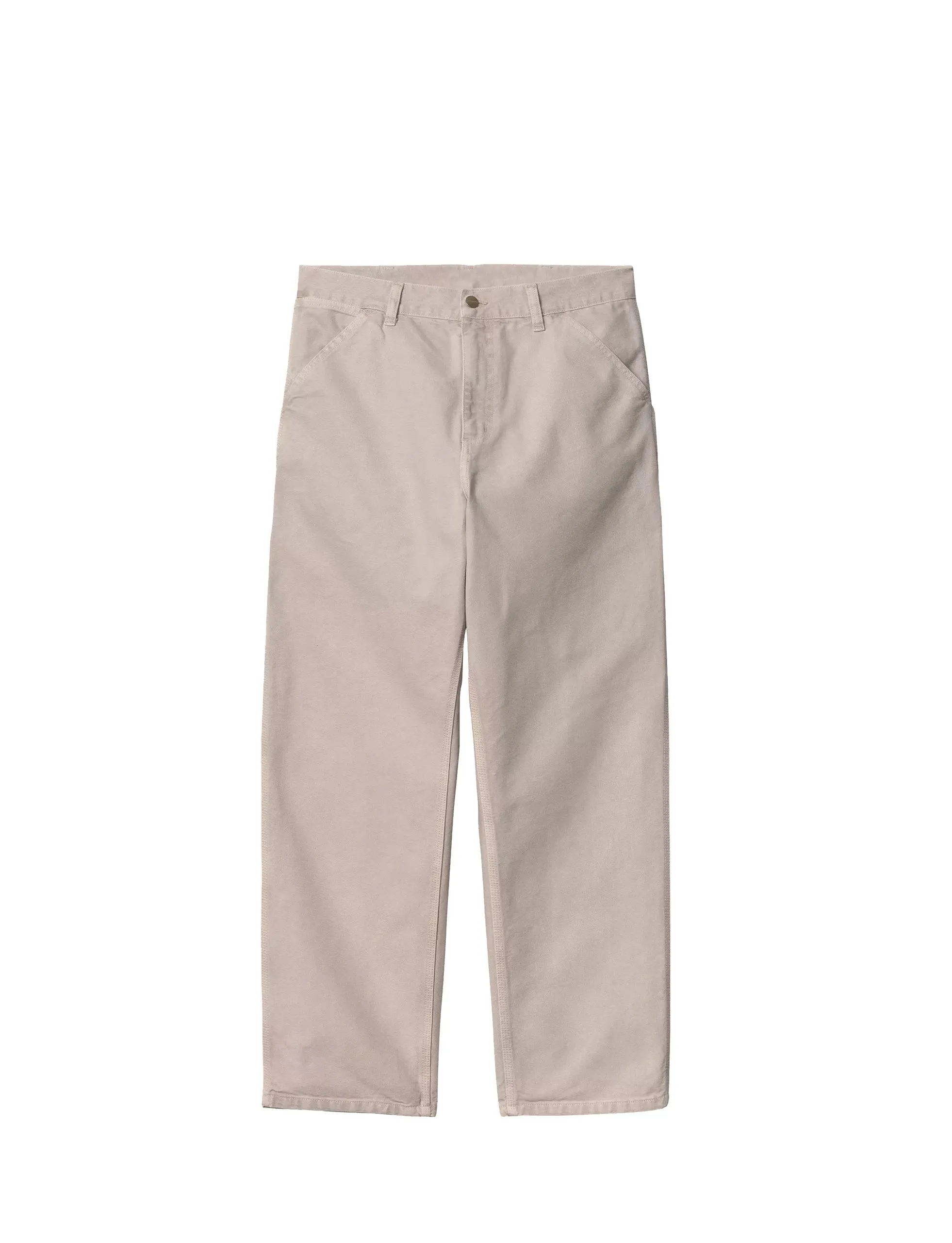CARHARTT WIP Single Knee Pant 'Dearborn' Canvas Dusky Beige