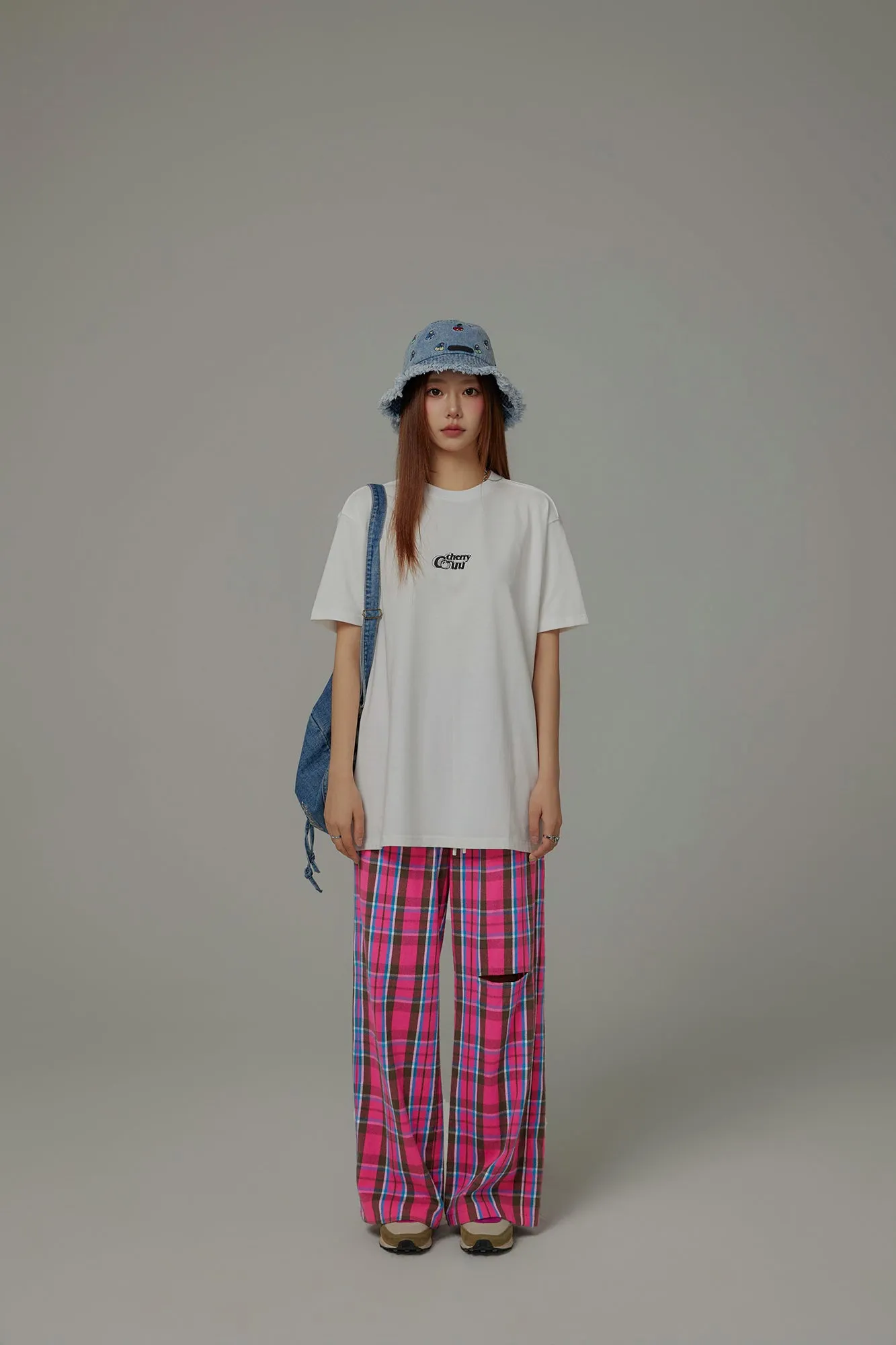 Chuu Cherry Color Basic T-Shirt