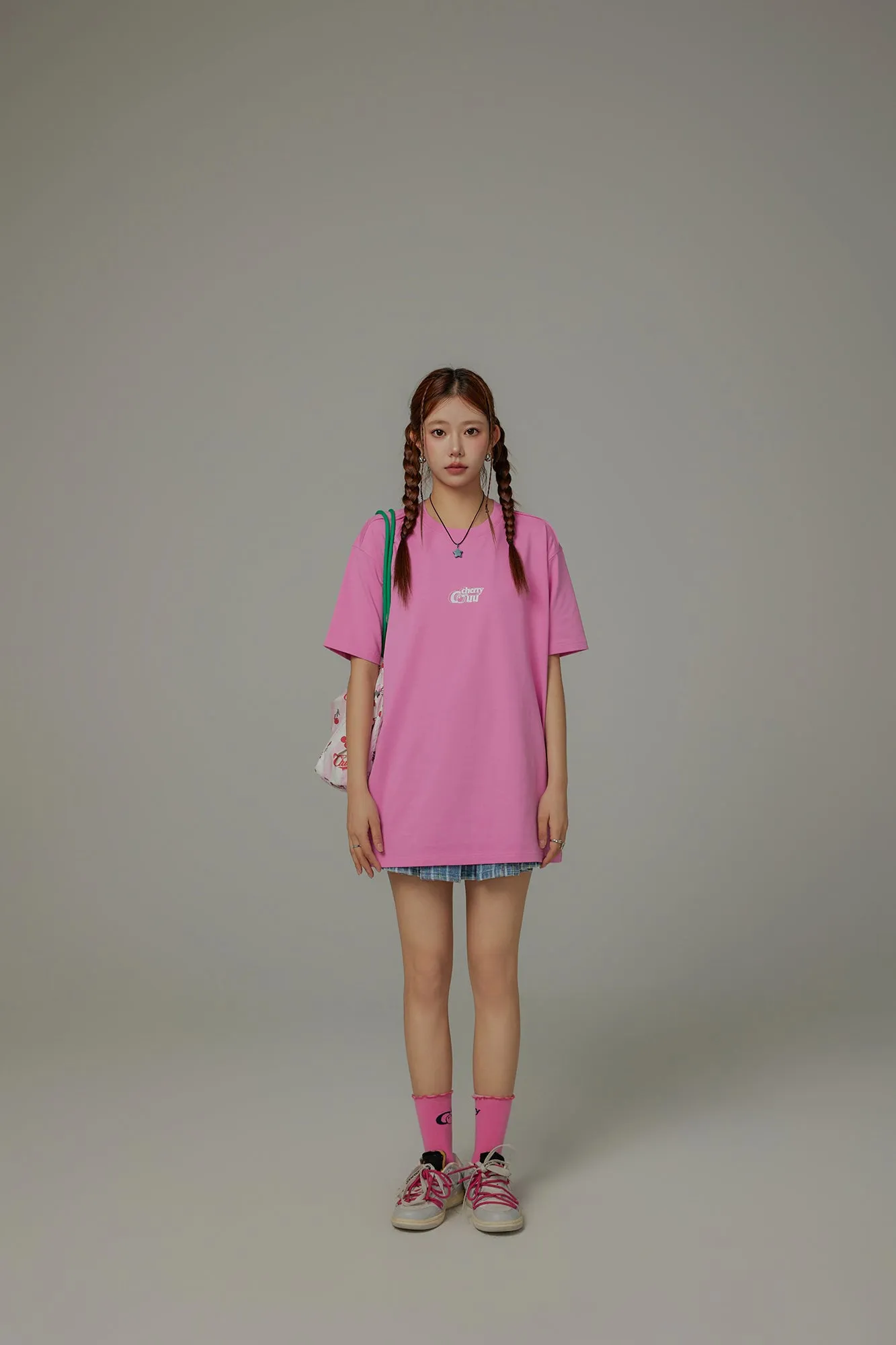 Chuu Cherry Color Basic T-Shirt