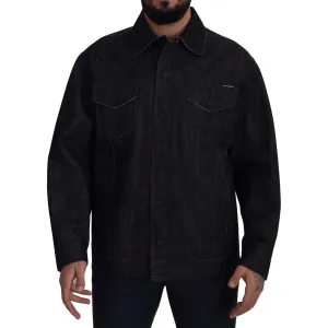 Dolce & Gabbana Elegant Black Denim Jacket Dolce & Gabbana Elegant Black Denim Jacket
