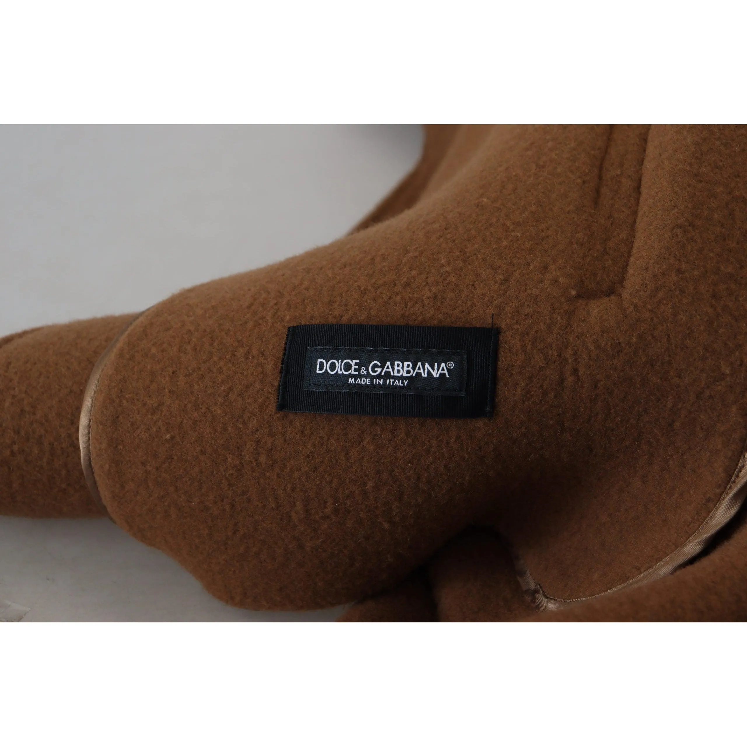 Dolce & Gabbana Elegant Double Breasted Brown Jacket