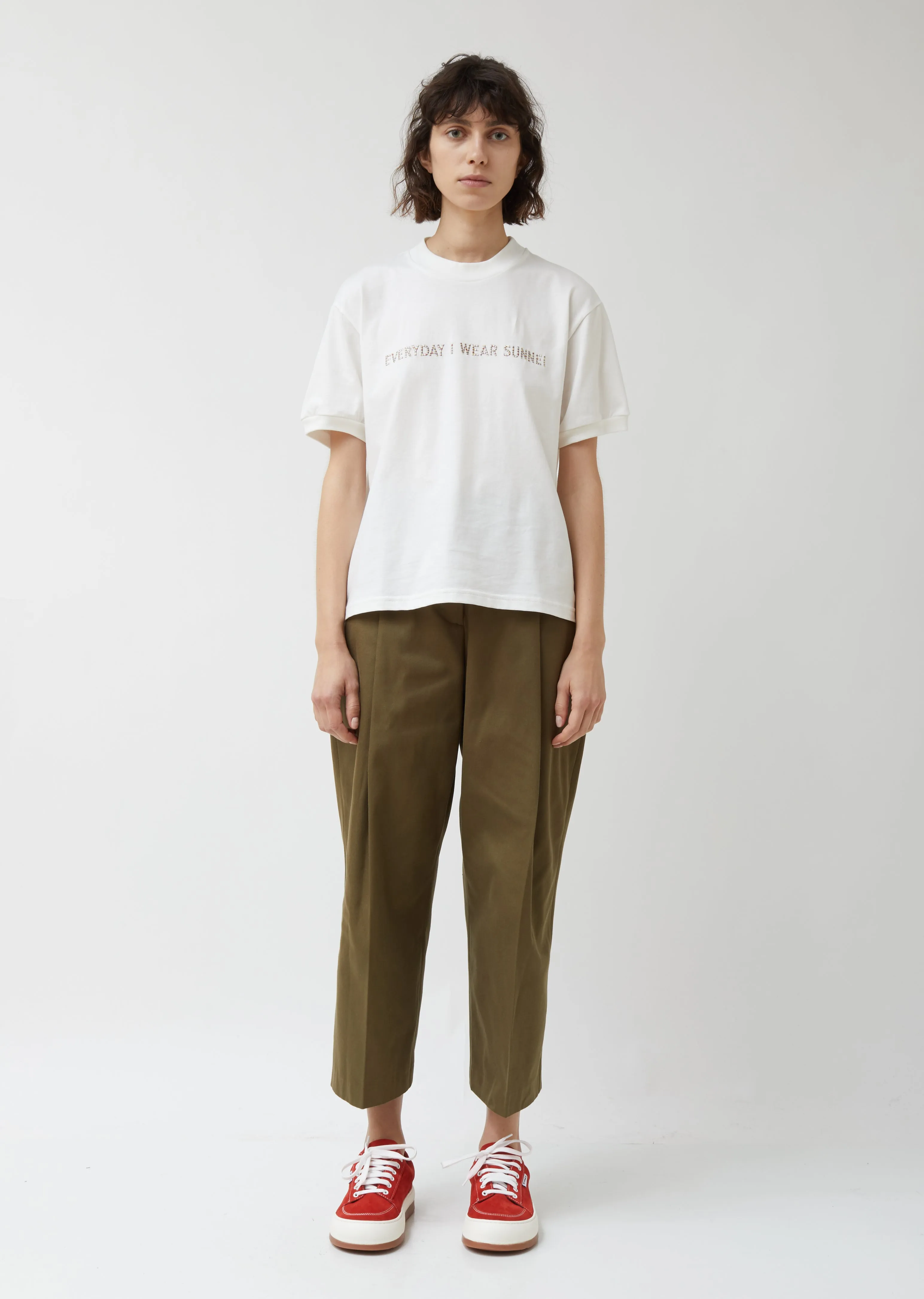 Embroidered Everyday Wear Sunnei Tee
