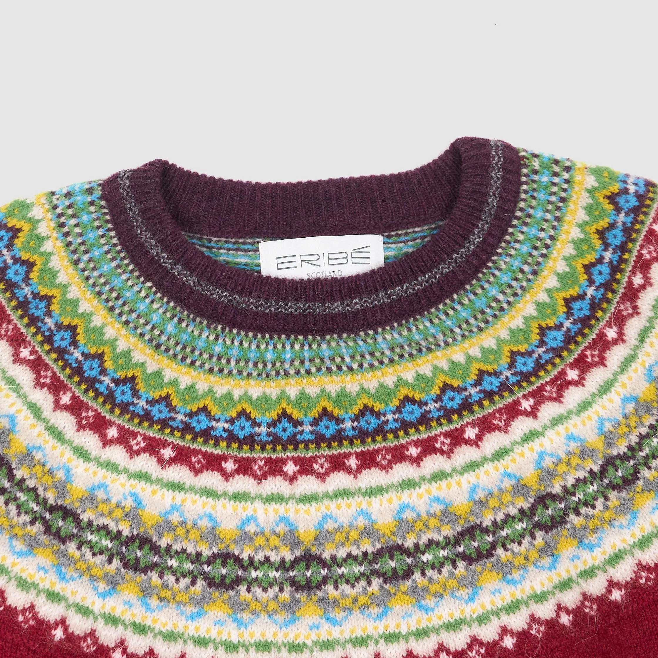 Eribé Ladies Knitted  Crew Neck Pullover