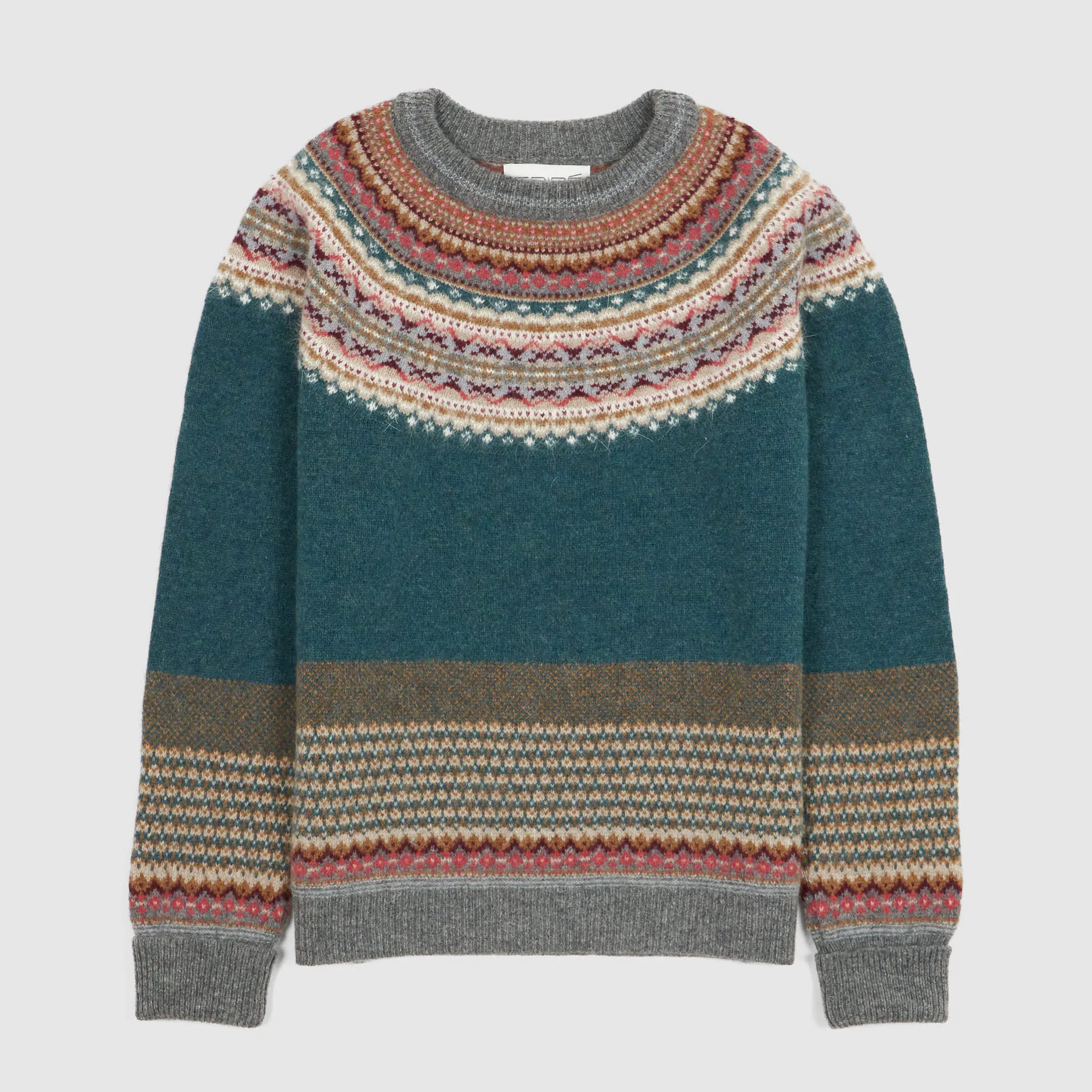 Eribé Ladies Knitted  Crew Neck Pullover