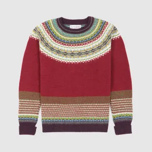 Eribé Ladies Knitted  Crew Neck Pullover