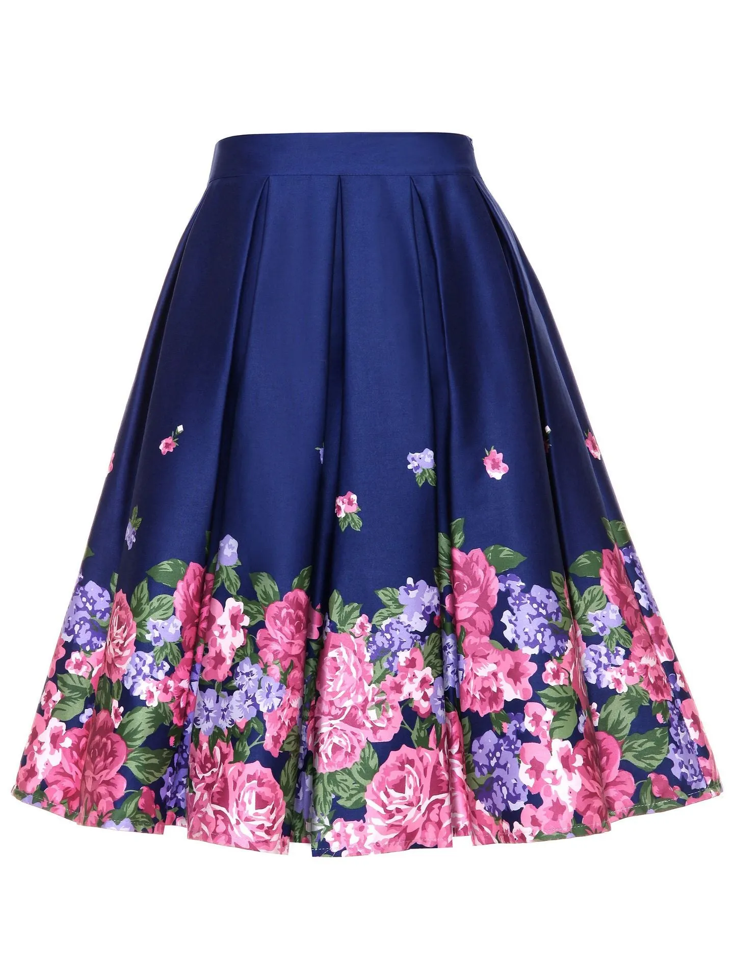 European and American Retro Printing Large Size Women's Skirt Tutu Skirt Women's Skirts 
