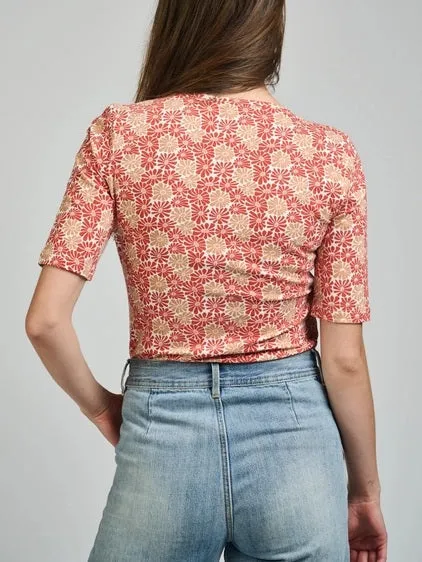 Gianna Wrap Top - Matisse Vermillion