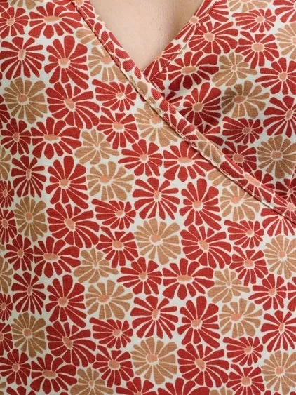 Gianna Wrap Top - Matisse Vermillion