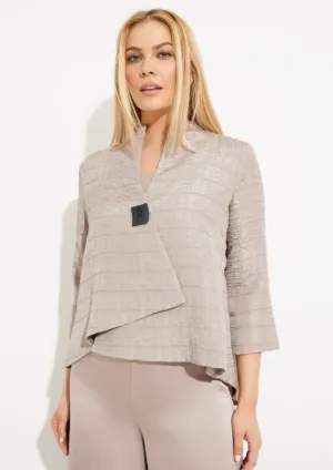 JOSEPH RIBKOFF COLLARLESS JACKET