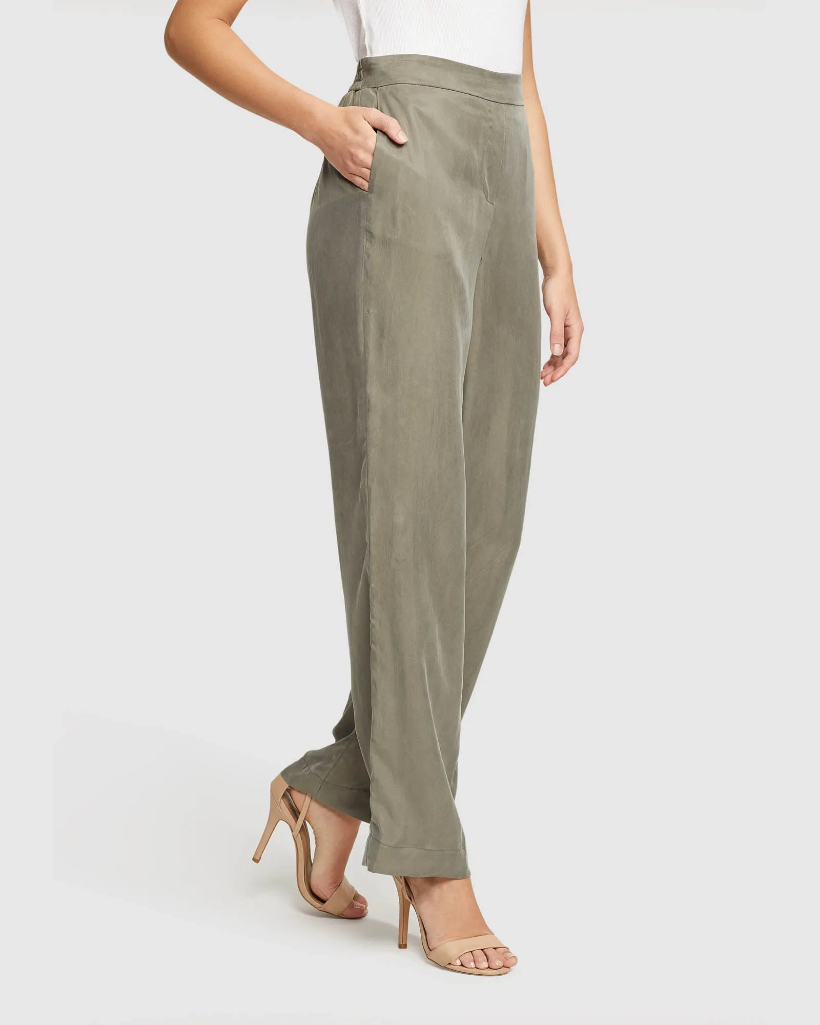 Katerina Cupro Blend Pants