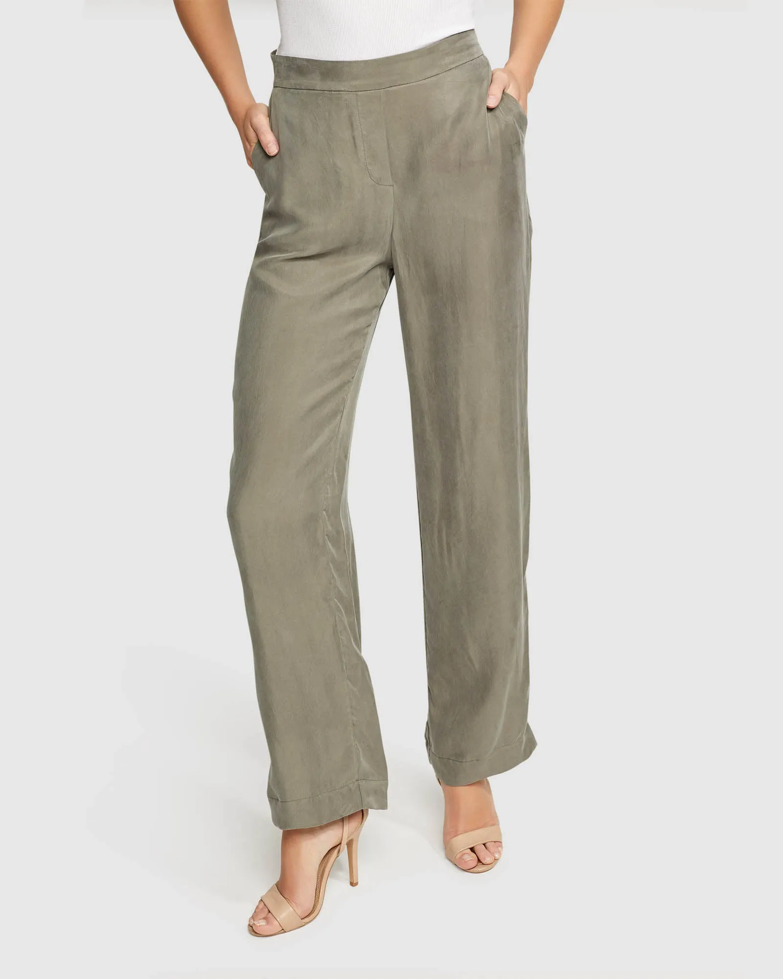 Katerina Cupro Blend Pants