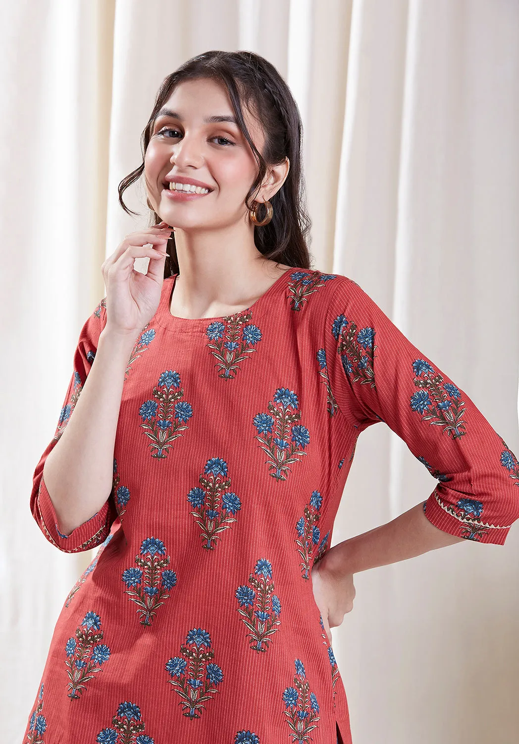 Kavya Pink Kurta Set