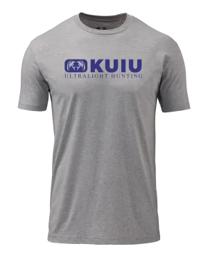 KUIU Block Logo T-Shirt | Heather Grey