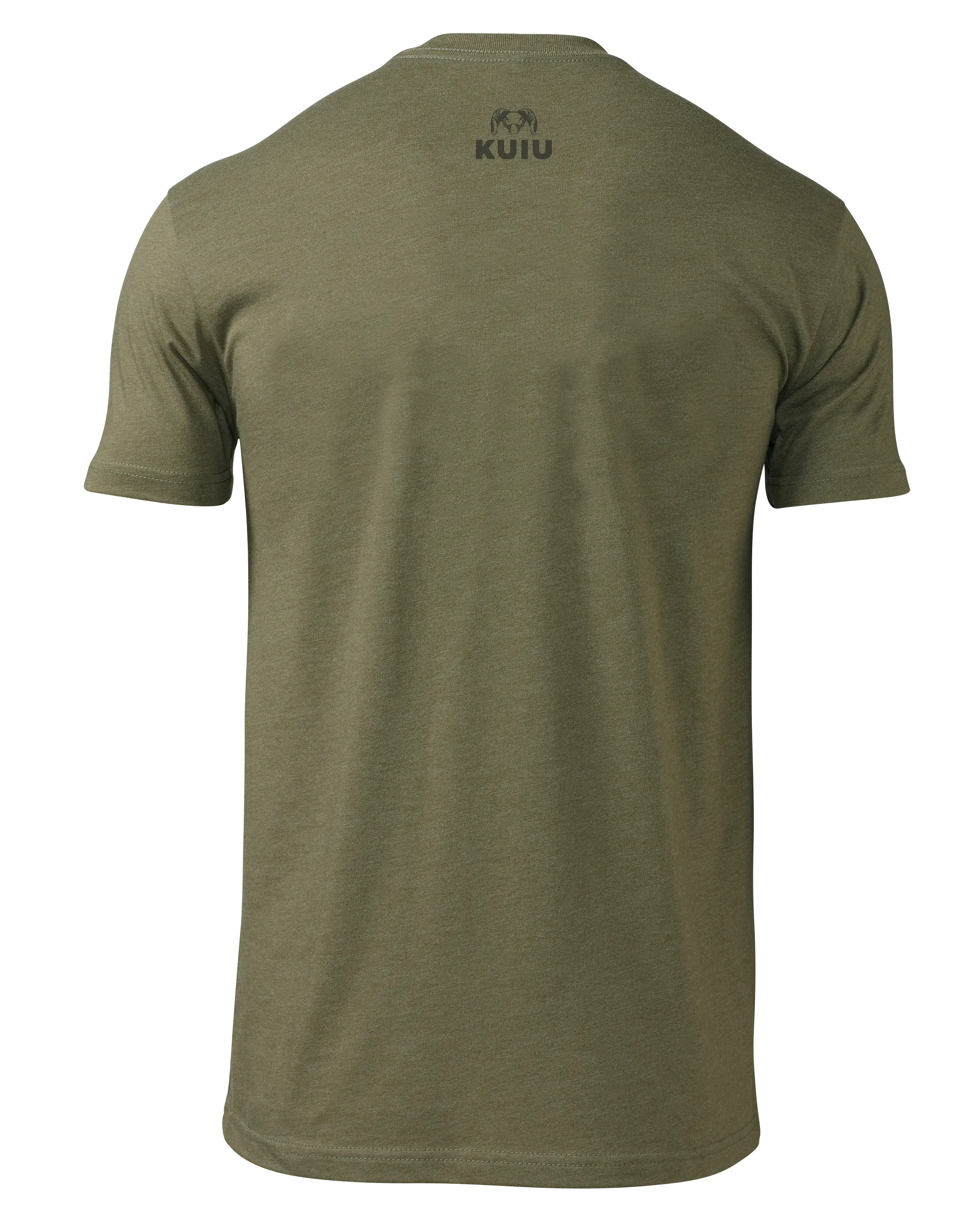 KUIU Topo Block Logo T-Shirt | Military Green