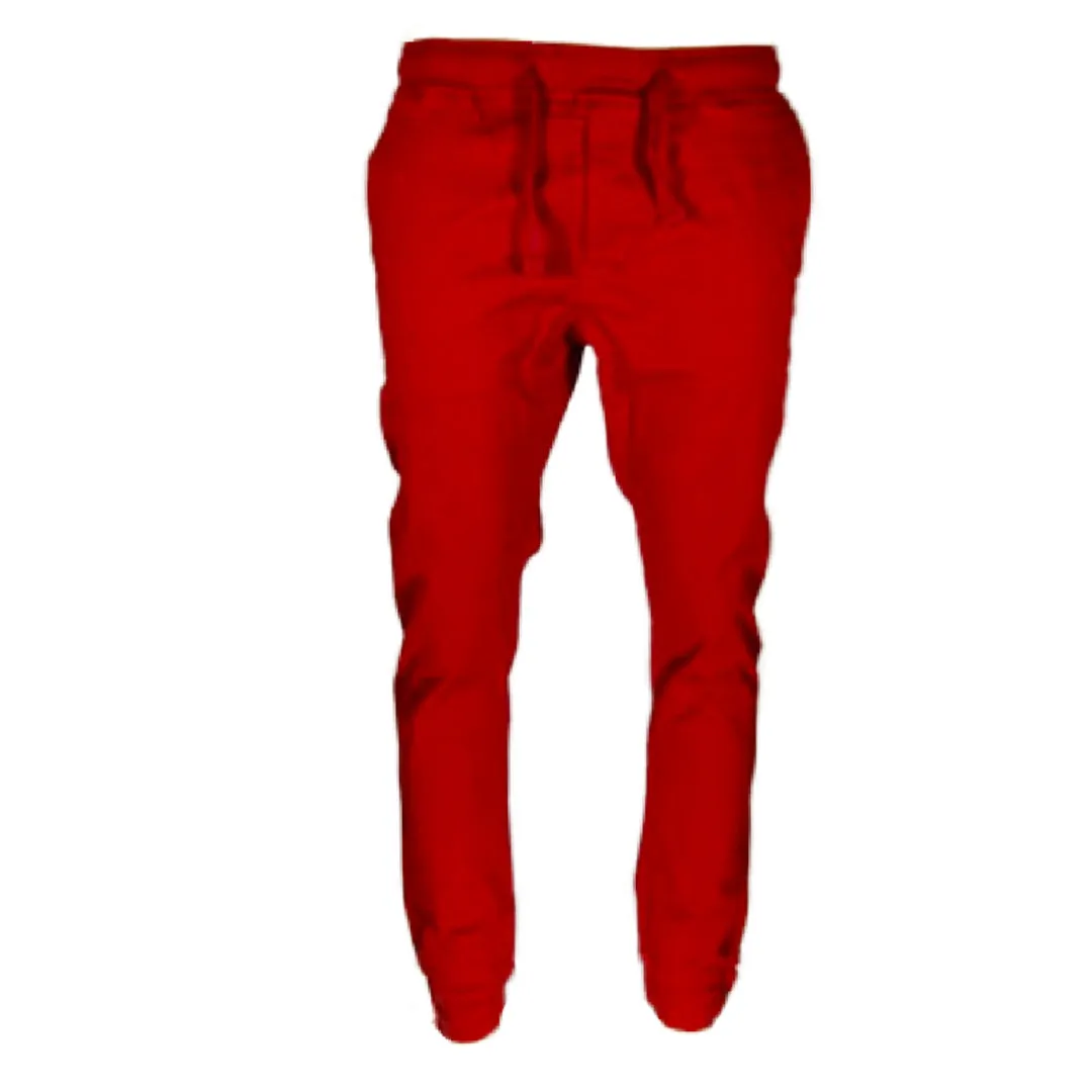 Men's Pants Relaxed Waist Drawstring Waist Straight Leg Casual Pants