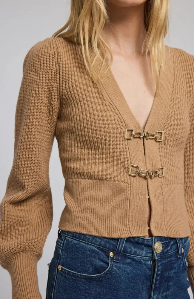 Monse Saddle Buckle Cardigan