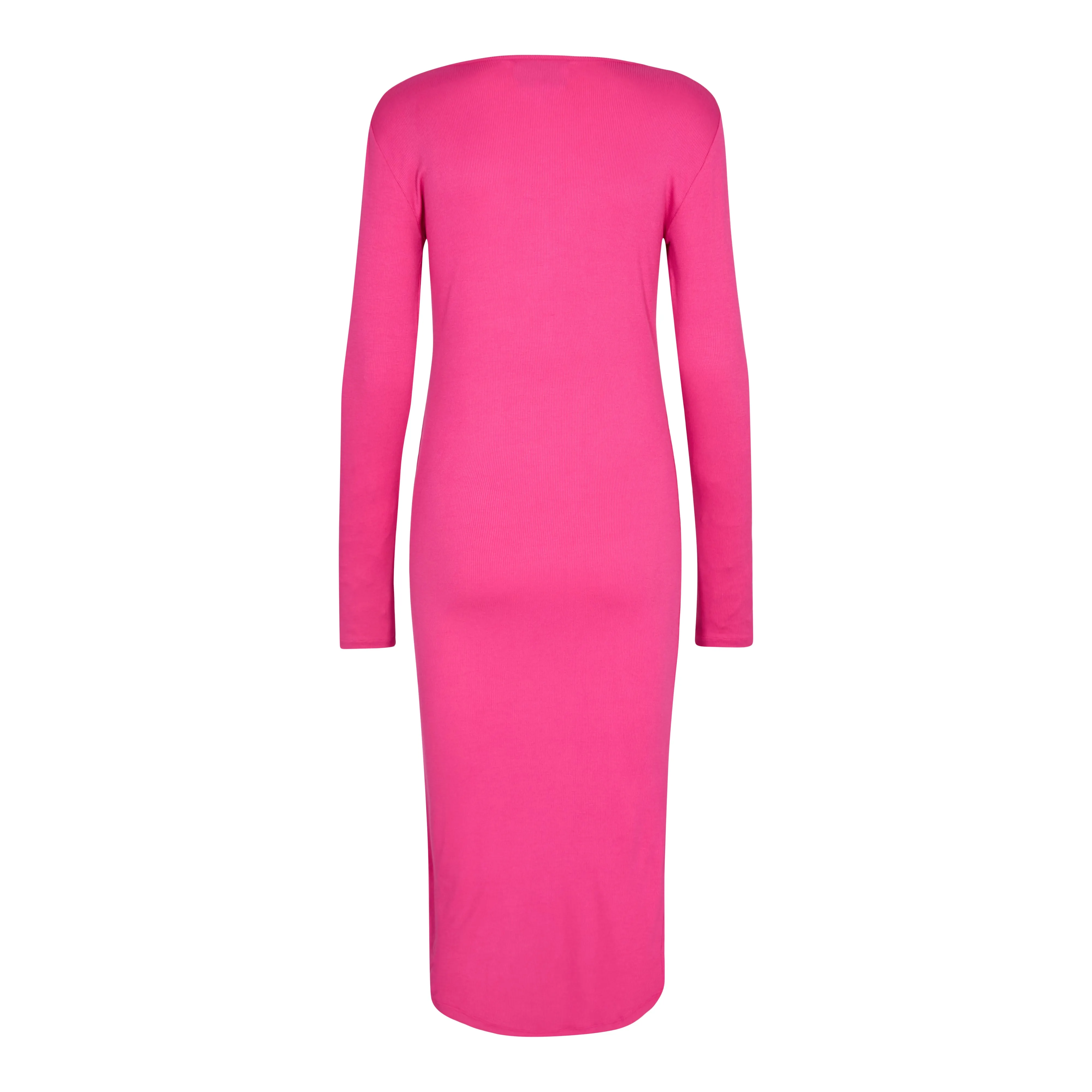 NATALIA-LS-DRESS - RASBERRY ROSE