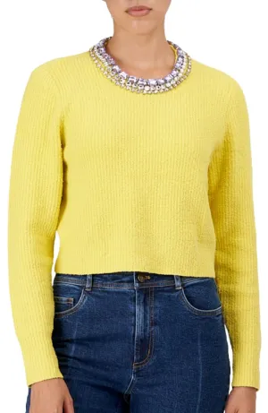 Necklace Emb Claudine Pullover