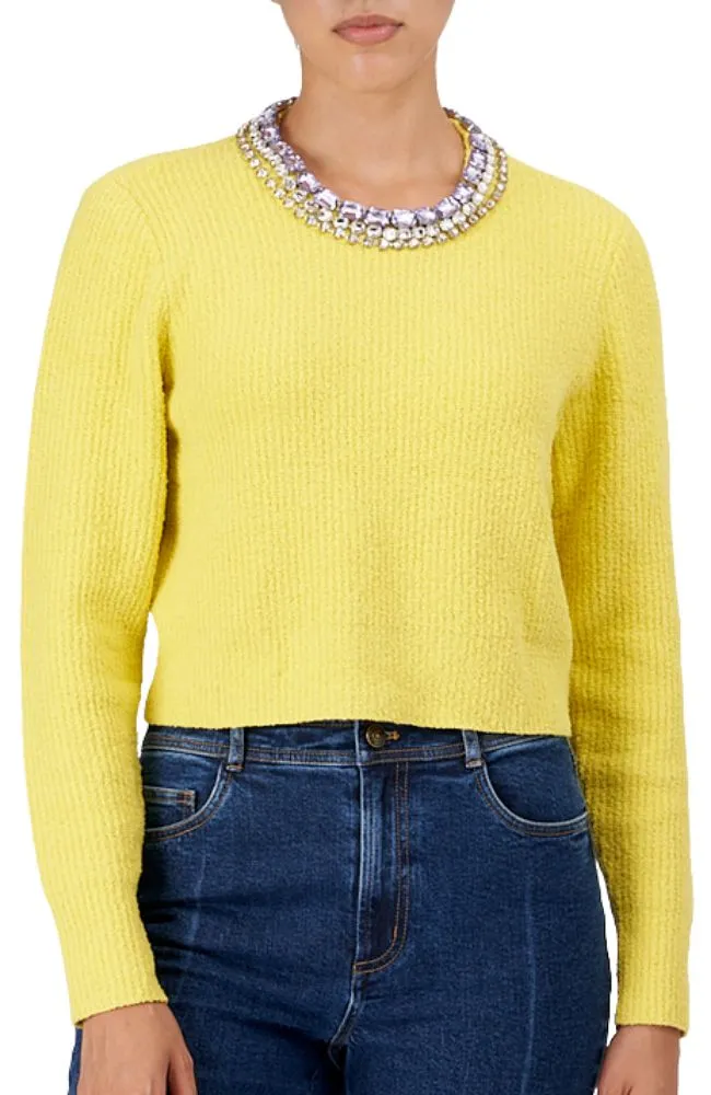 Necklace Emb Claudine Pullover