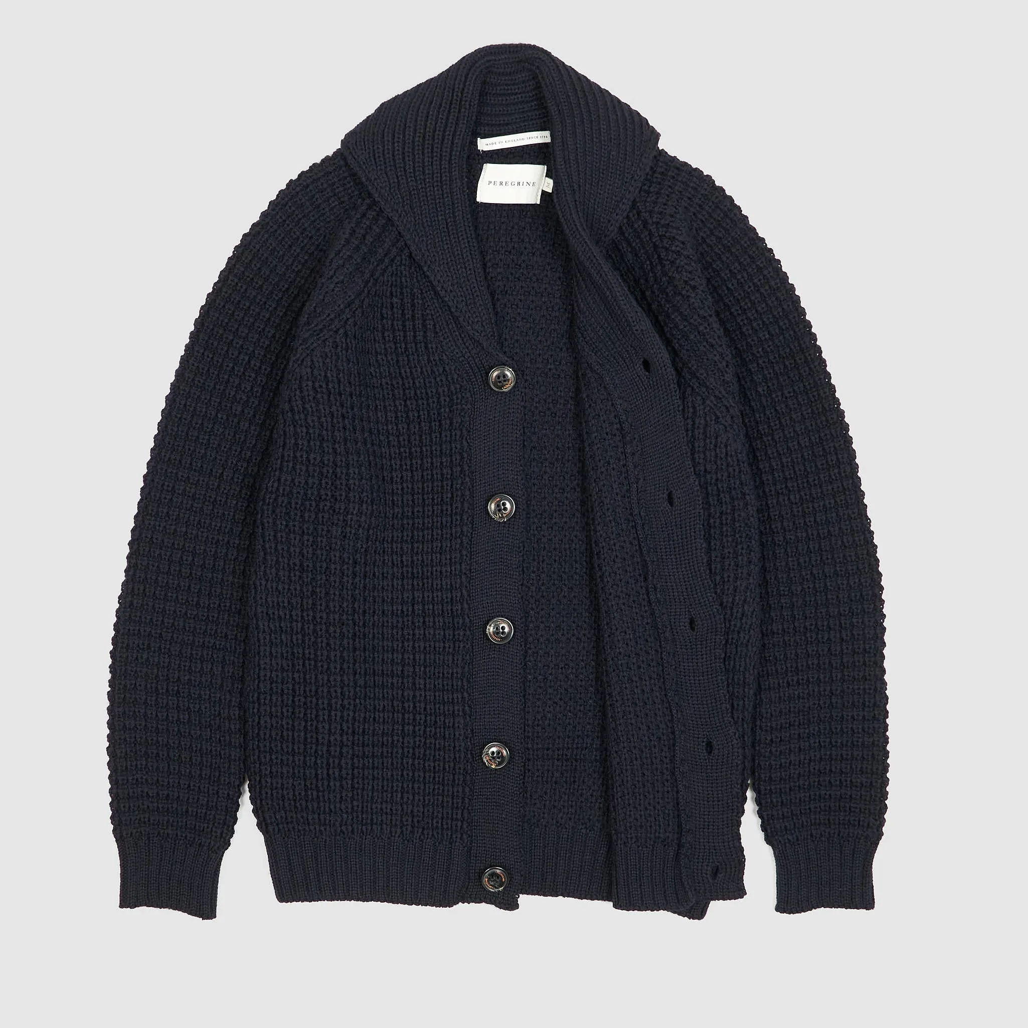 Peregrine Pure British Wool Shawl Cardigan