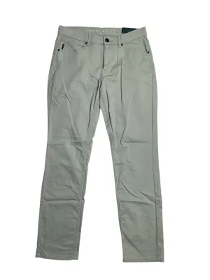 Perry Ellis Mens Slim fit Casual Pants 32 / 30 Grey Solid Stretch