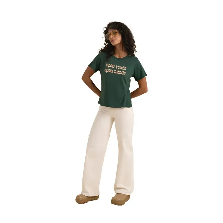 ROARK Women's Open Roads Everyday T-Shirt Emrald