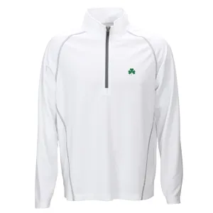 Shamrock Performance Pullover White