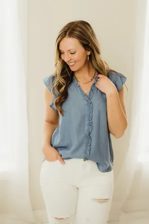 Surplice Delicate Ruffle