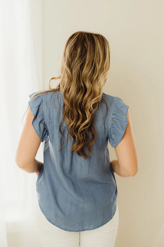 Surplice Delicate Ruffle
