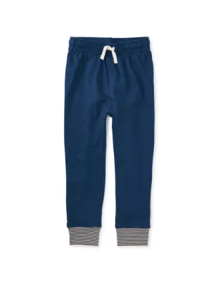 Tea Collection | Blue Solid Everyday Joggers
