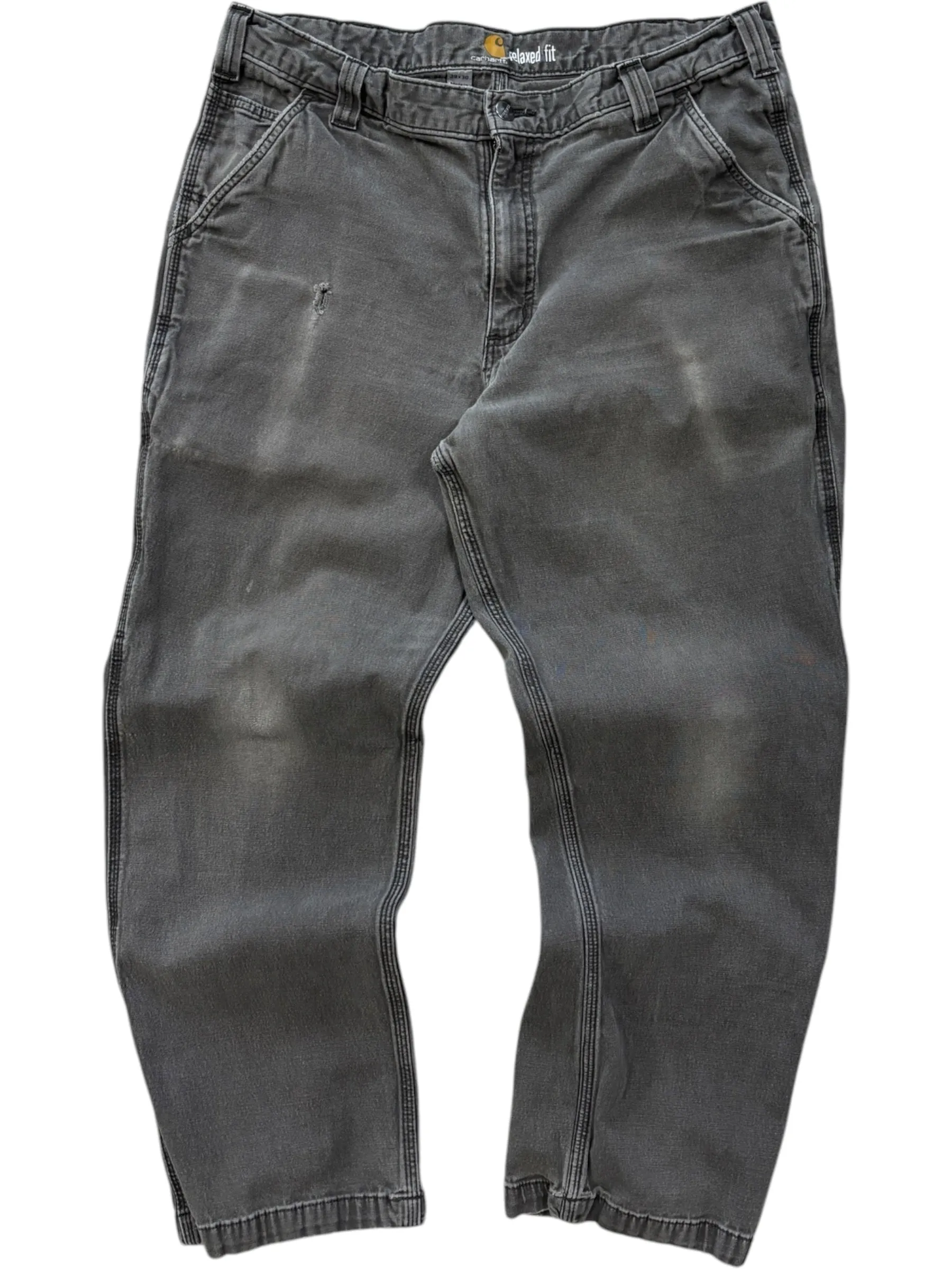 Vintage Carhartt Relaxed Fit Olive Green Work Pants