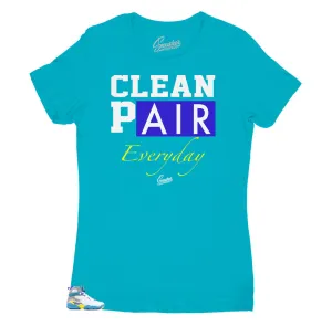Womens -  White Aqua 8 Everyday Shirt