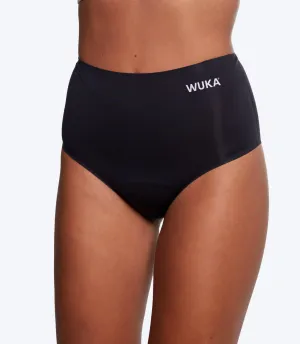 WUKA Period Pants Stretch Seamless High Waisted Heavy Flow in Black